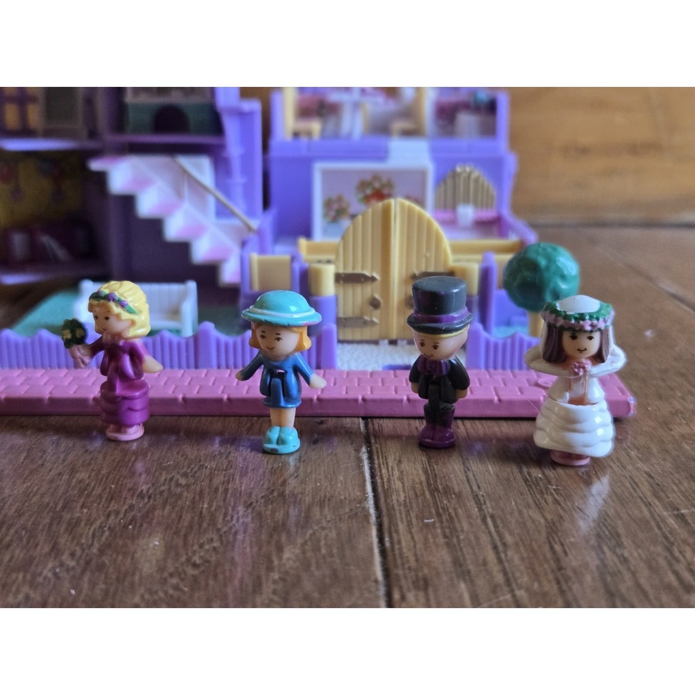 Vintage Polly Pocket Bluebird 1993 Wedding Chapel Church Working Lights Complete - Picture 4 of 5